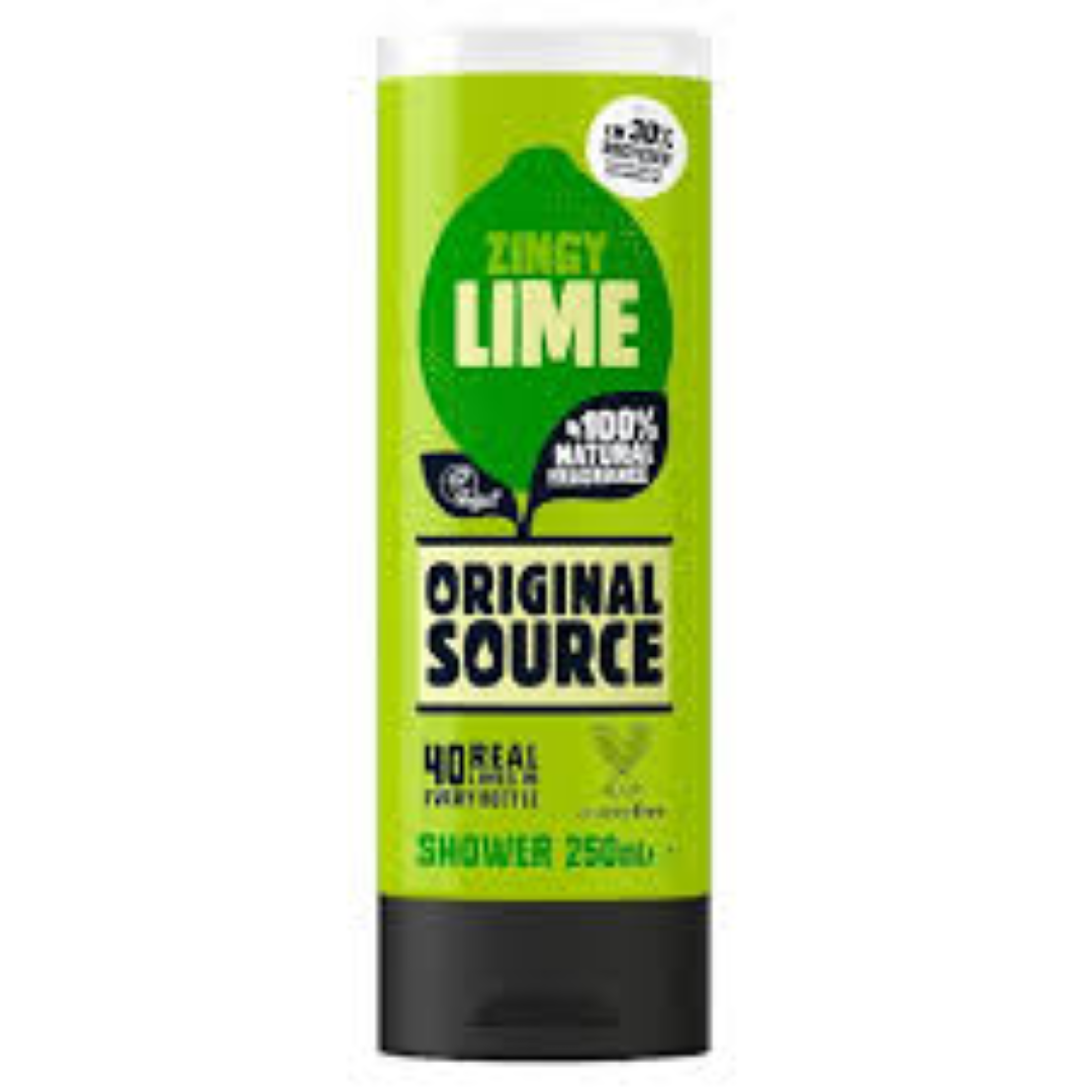 ORIGINAL SOURCE ZINGY LIME SHOWER GEL 250ML